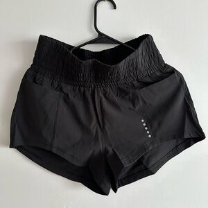 Women Black Athletic Shorts Size S
